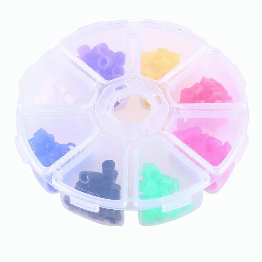 

160pcs/box Dental Disinfection Code Rings Recognition Circle Colorful Ring Silicon instrument distinction Circle