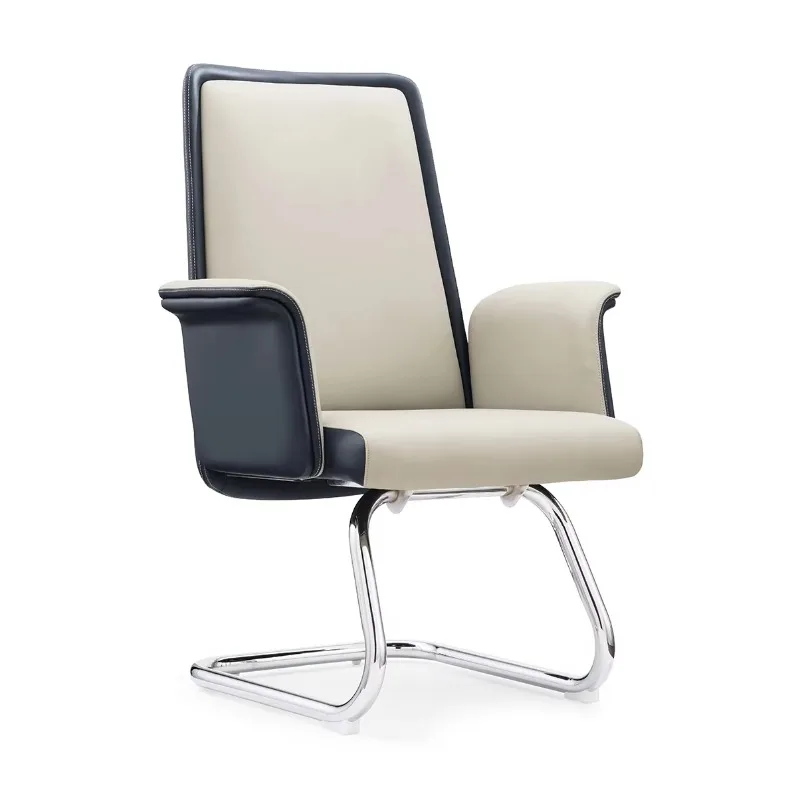 Modern PU leather mid-back conference office chair for living rooms and bedrooms