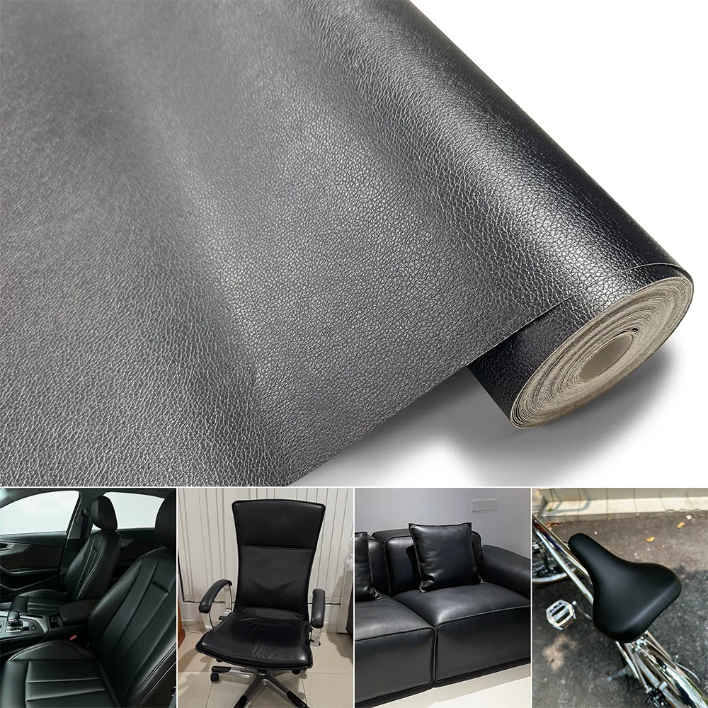 PU Leather Self Adhesive Patch Sticker, DIY Repair Decal for Sofa Bed Car Motorcycle Seat Leather Renew