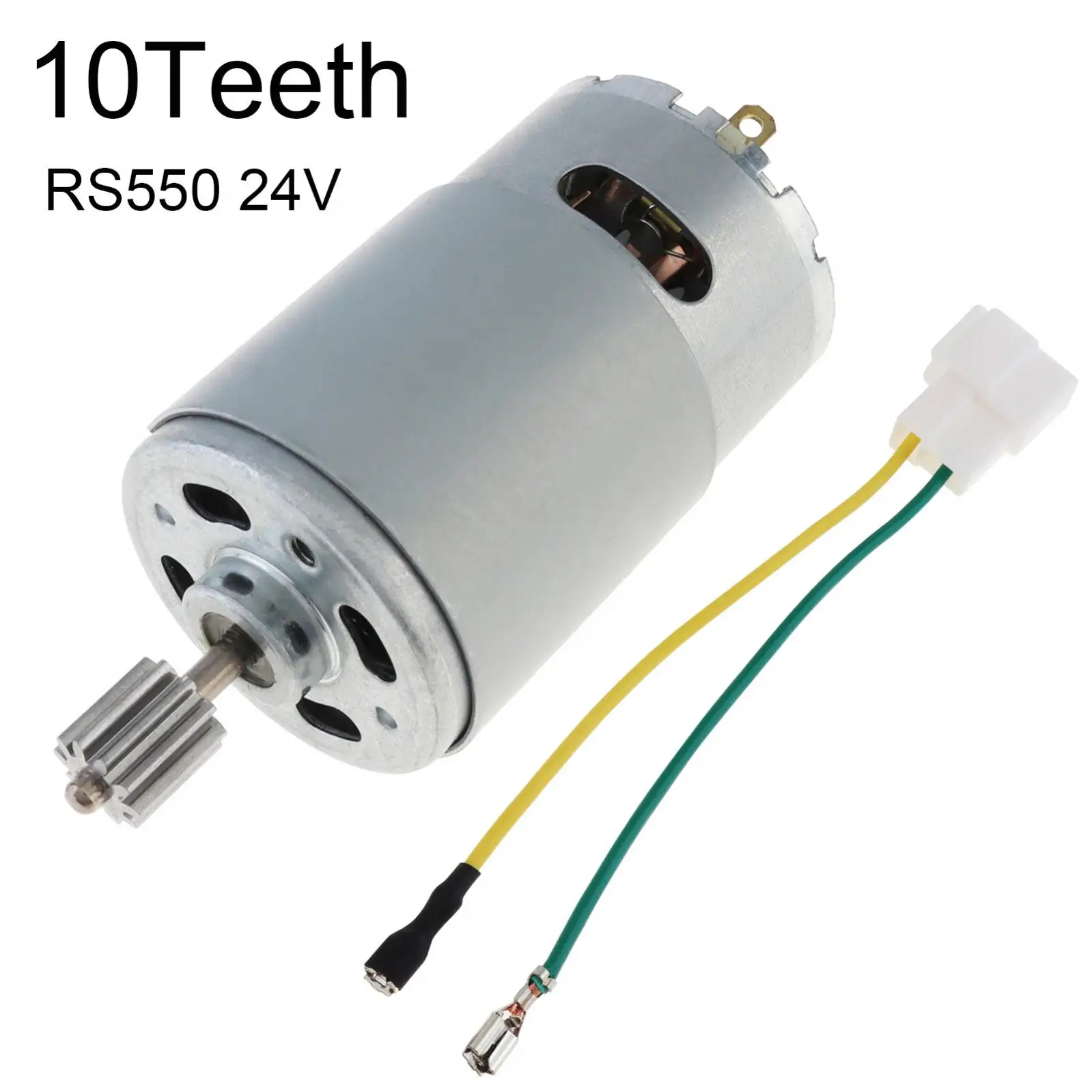 

RS555 10 Teeth DC Motor Kids Ride On Toys Car Motor 24V High Speed Electric Motor for Remote Control Car,Kids Ride On Car Parts