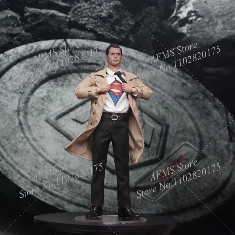 หุ่นโมเดลหัวมนุษย์นักรบเฮนรี่แบบ1/12สตูดิโอสำหรับผู้ชายหุ่นโมเดลซูเปอร์แมนจากตุ๊กตาขยับแขนขาได้ขนาด6นิ้ว