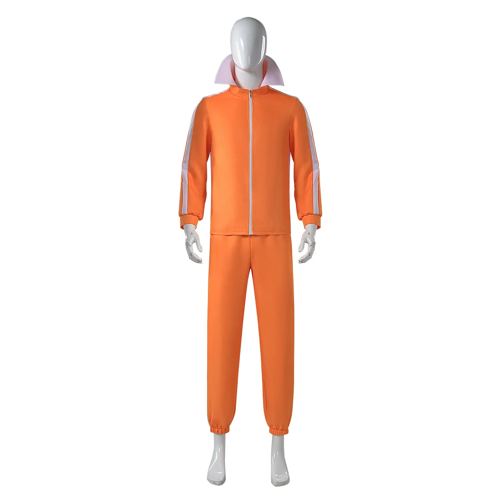 

2025 Costume de Cosplay de film vectoriel, pantalon Jakect Orange, ensemble de lunettes, Costume fantaisie d'halloween, Costume