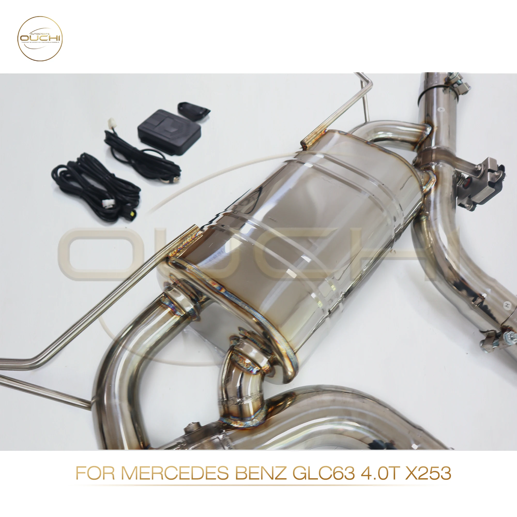 

OUCHI Factory Direct Sales Catback For Mercedes Benz GLC63 4.0T X253 Exhaust System Stainless Steel With Electronic Valve