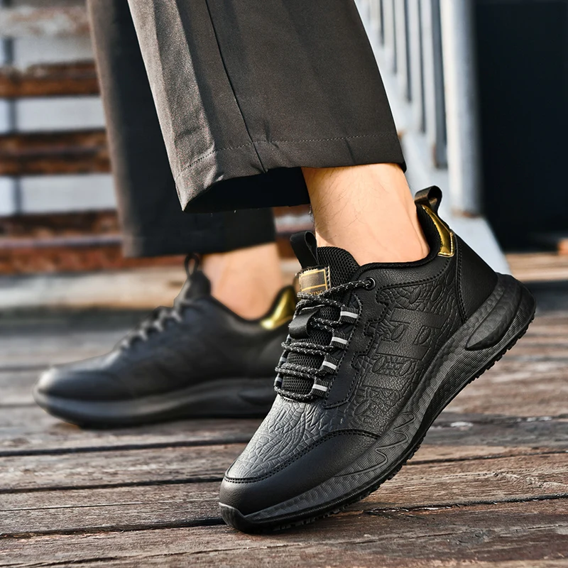 Chef shoes four season new non-slip oil-proof waterproof kitchen work shoes men\'s fashion casual outdoor breathable sports shoes