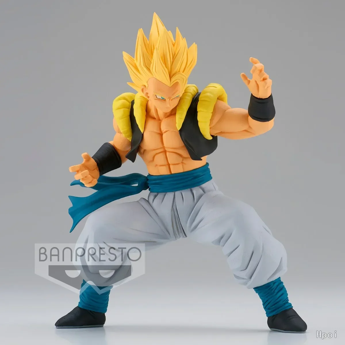 Em estoque original bandai banpresto borda sólida funciona a partida 7 dragon ball gogeta anime figura modelo brinquedos presentes colecionáveis