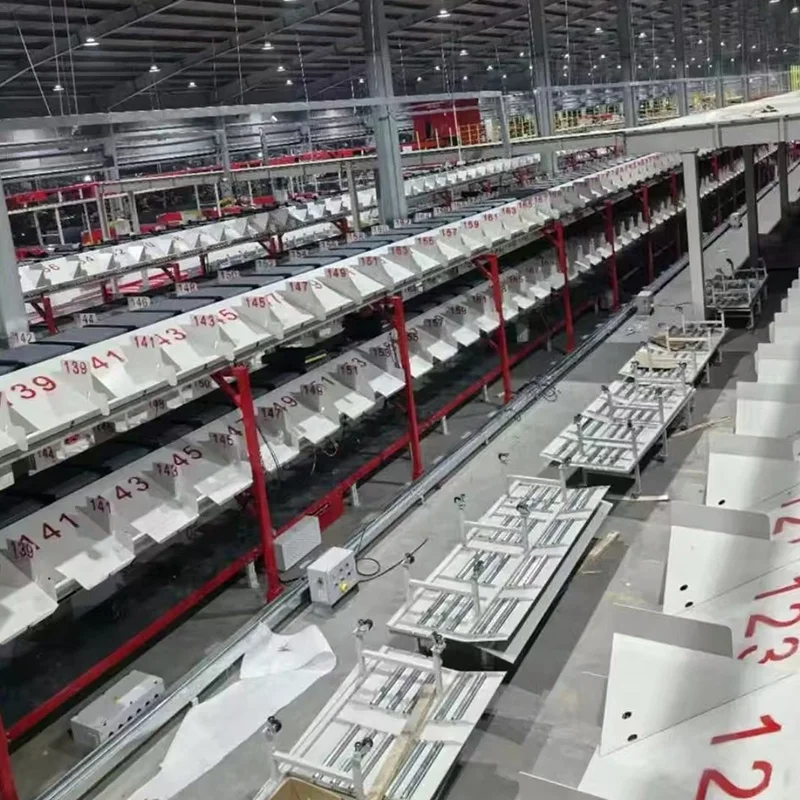 Attrezzatura di smistamento automatizzata flessibile Truelisort Selezionatore a nastro incrociato con facile installazione e smistamento multidirezionale