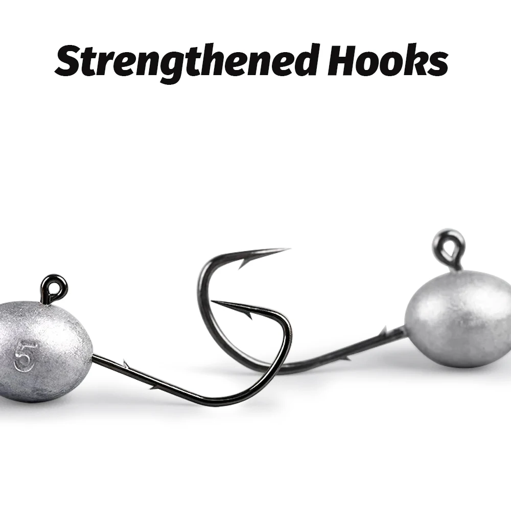 5 Anzuelos Jig Head multigramo – Alta resistencia púas afiladas - imagen 5