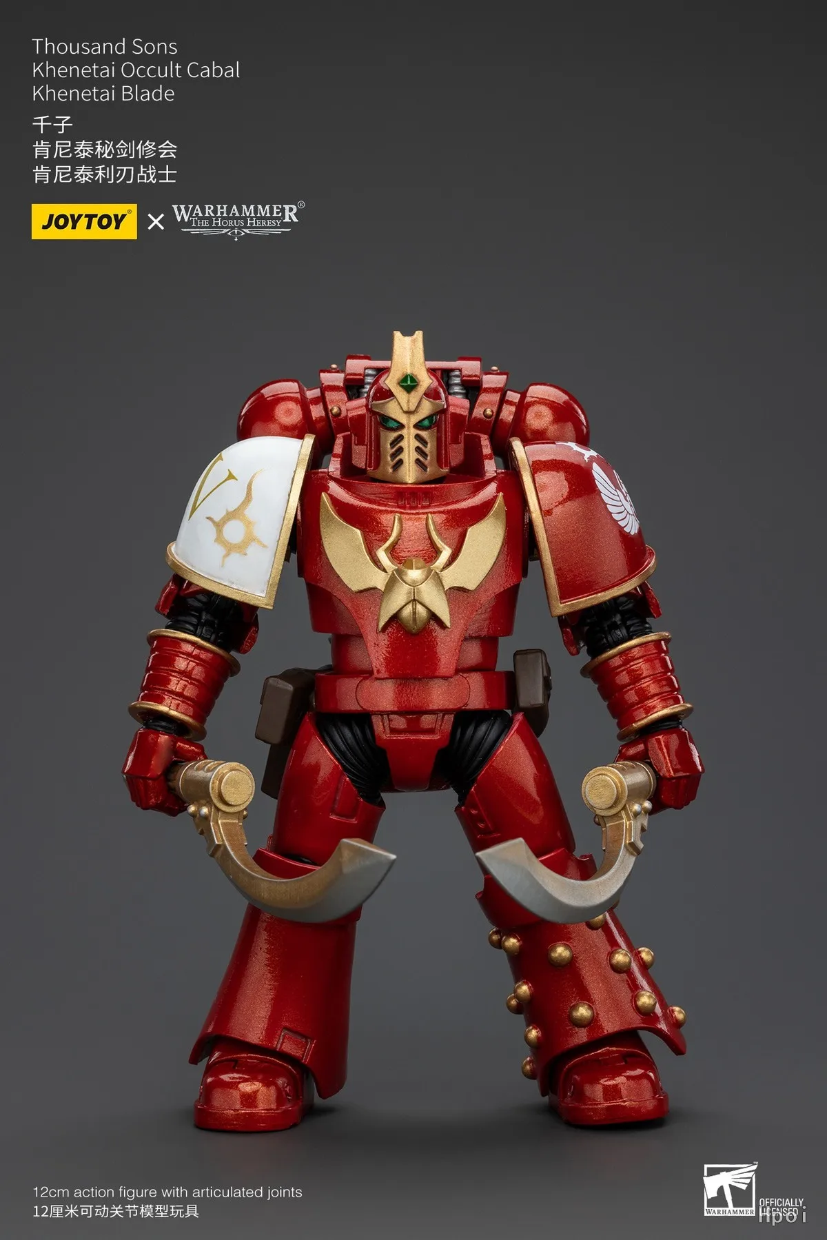 

In Stock JOYTOY Warhammer 40K Thousand Sons Khenetai Occult Cabal Khenetai Blade 1/18 Action Figure Model Collection