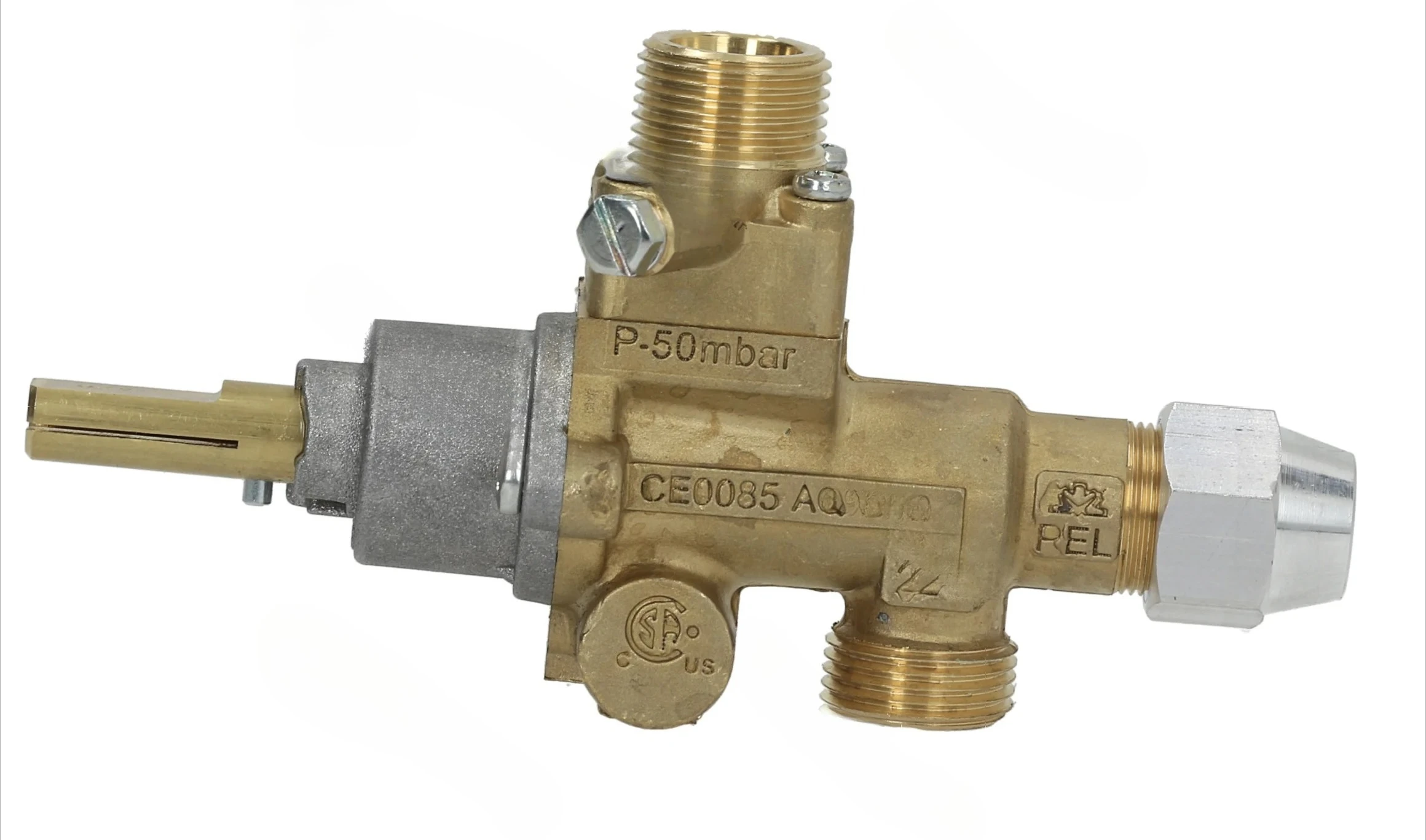 Adapted for ACK CHINESE WOK RANGE PEL 22-S GAS BURNER CONTROL FFD VALVE HORIZONTAL OUTLET