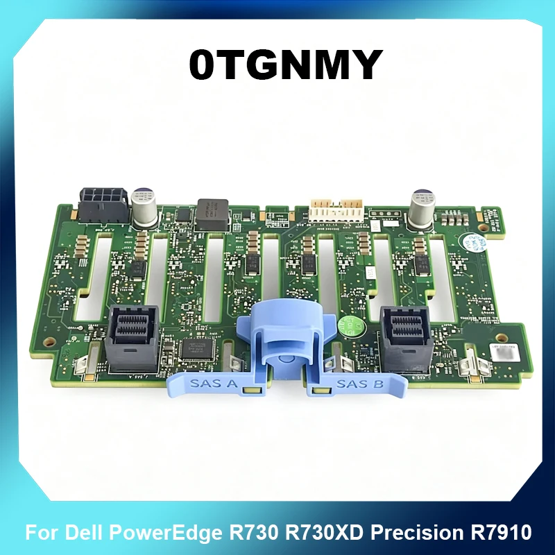 TGNMY 0TGNMY 8 Bay 2.5 SFF Hard Drive Backplane SAS3 SATA3 For Dell PowerEdge R730 R730XD Precision R7910 Server HDD Back Board