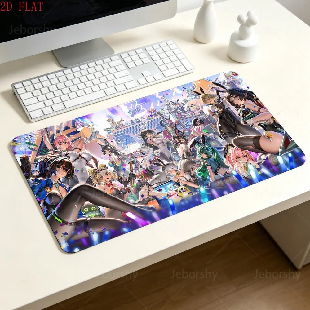 Alfombrilla de escritorio Zenless Zone Zero Anby Demara, base de goma antideslizante, alfombrilla grande para teclado para juegos, oficina y hogar