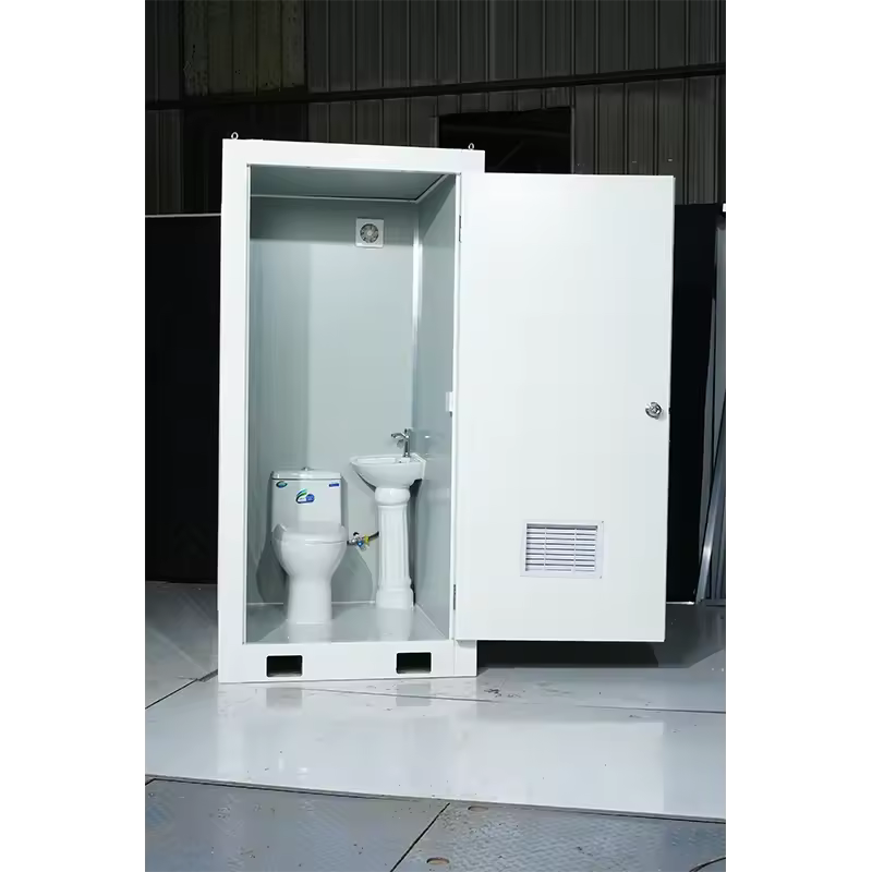Single Prefabricated Portable Shower Toilet House image