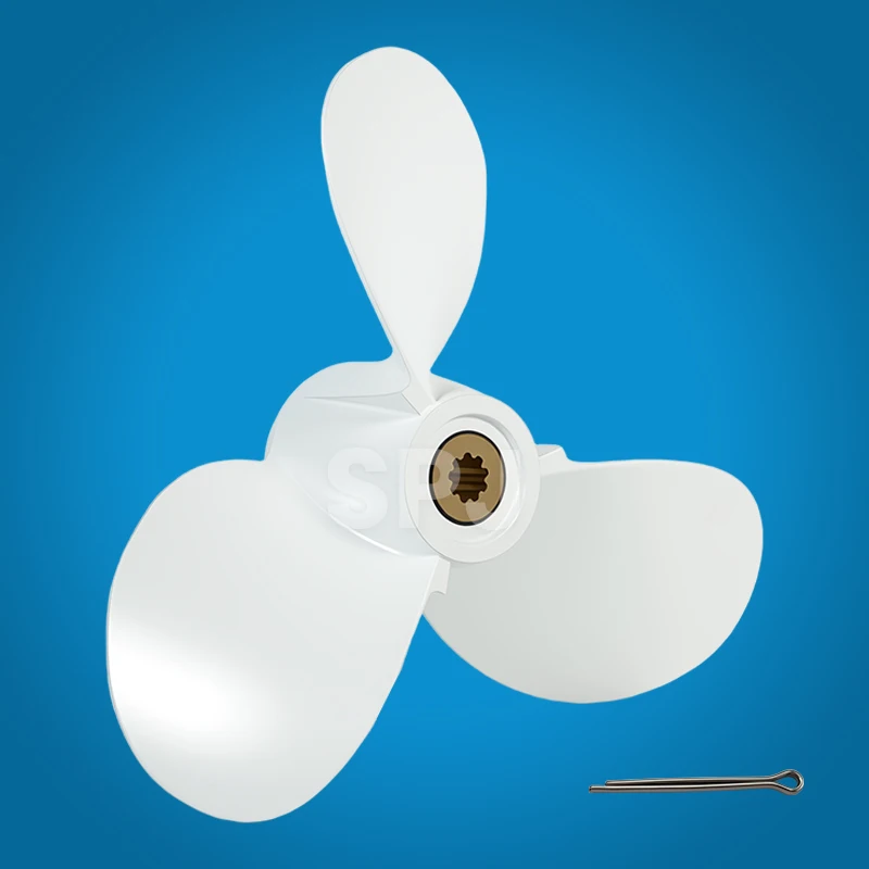 

6E0-45943-01-EL Aluminum Propeller 7 1/2x7 for Yamaha Outboard Motor 4/5HP Boat Prop