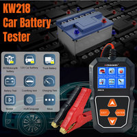 KONNWEI KW218 Car Battery Tester 6V 12V Auto Motorcycle Trucks System Analyzer 100-2000 CCA Charging Cranking Test Tools