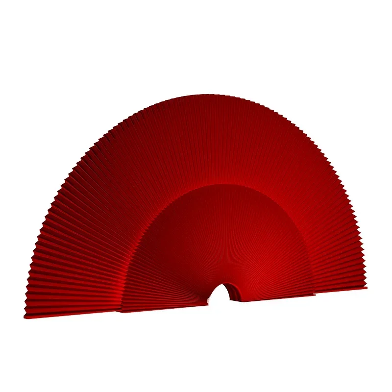 New Chinese paper fan decoration floor ornament living room window shooting props engagement wedding background arrangement