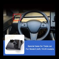 Car Accessories Phone Holder Base For Tesla Model 3 Mode X/S  Air Vent Clip Ball Head Support Magnetic Suction Gravity StandsCar