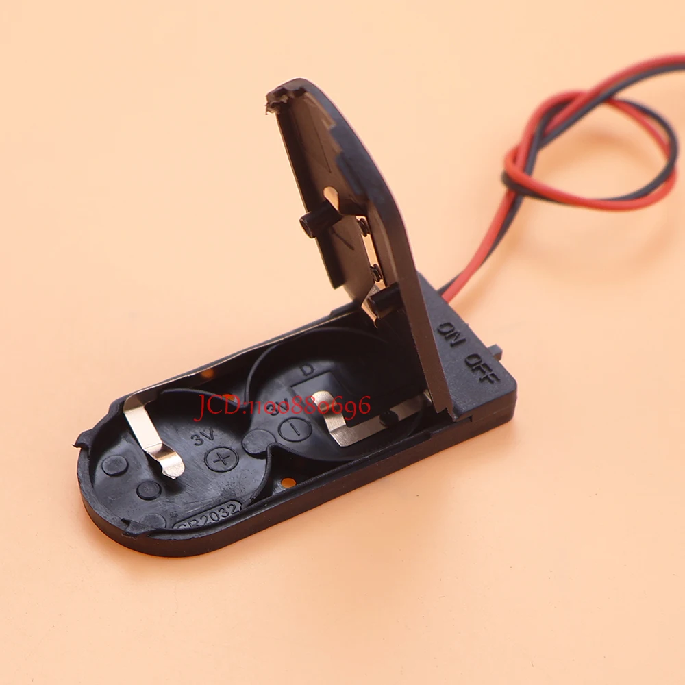 5PCS CR2025 CR2032 Button Coin Cell Battery Socket Holder Case Cover With ON-OFF Switch 3V Battery Storage Box