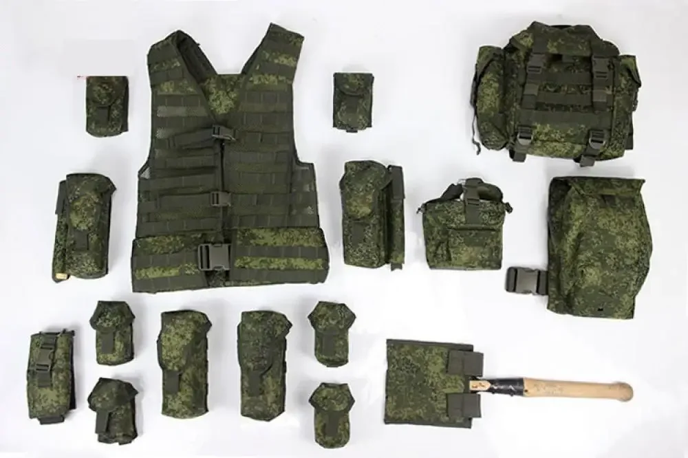 Russian EMR 6Sh117 Combat Outfit Molle Pack Russian Little Green Man Tactical Vest Accessories Intercom package 7L assault pack