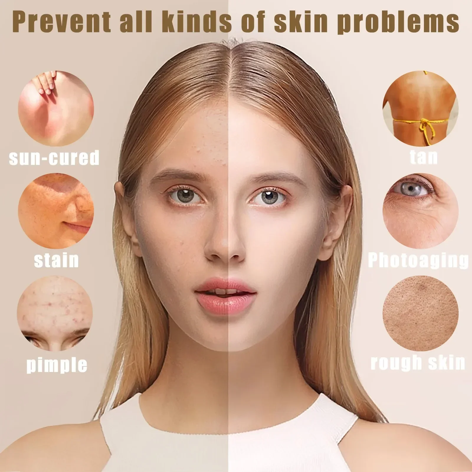 Protector solar refrescante, hidratante, corrector Natural, palo de protección de algodón antiultravioleta, fácil de llevar, ilumina el maquillaje de la piel