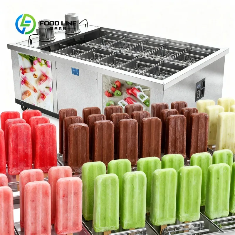 

Customized Commercial Popsicle Machine High Productivity 40,000 Pieces Daily Capacity Customizable Molds for Milk New Condition
