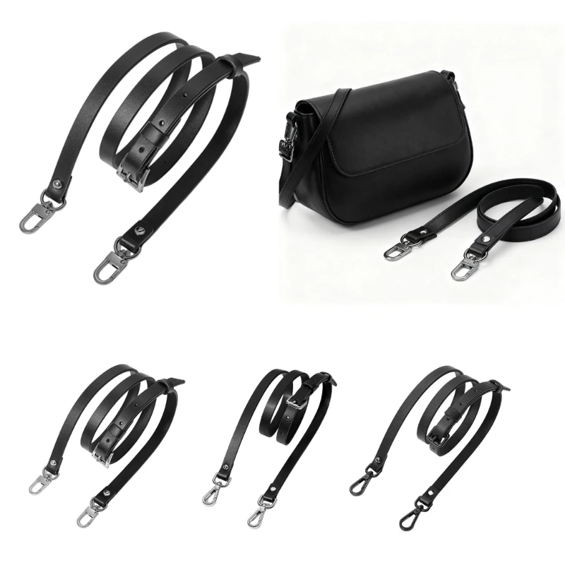 H3CB Adjustable Single Shoulder Crossbody Strap Universal Accessory For Handbags Backpacks Practical PU Quick Install Design