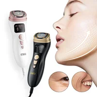 Mini máquina HIFU ultrasónica RF EMS HIFU, dispositivo de estiramiento de la piel para estiramiento Facial, barbilla, cuello, ojos, masajeador antiarrugas para uso doméstico