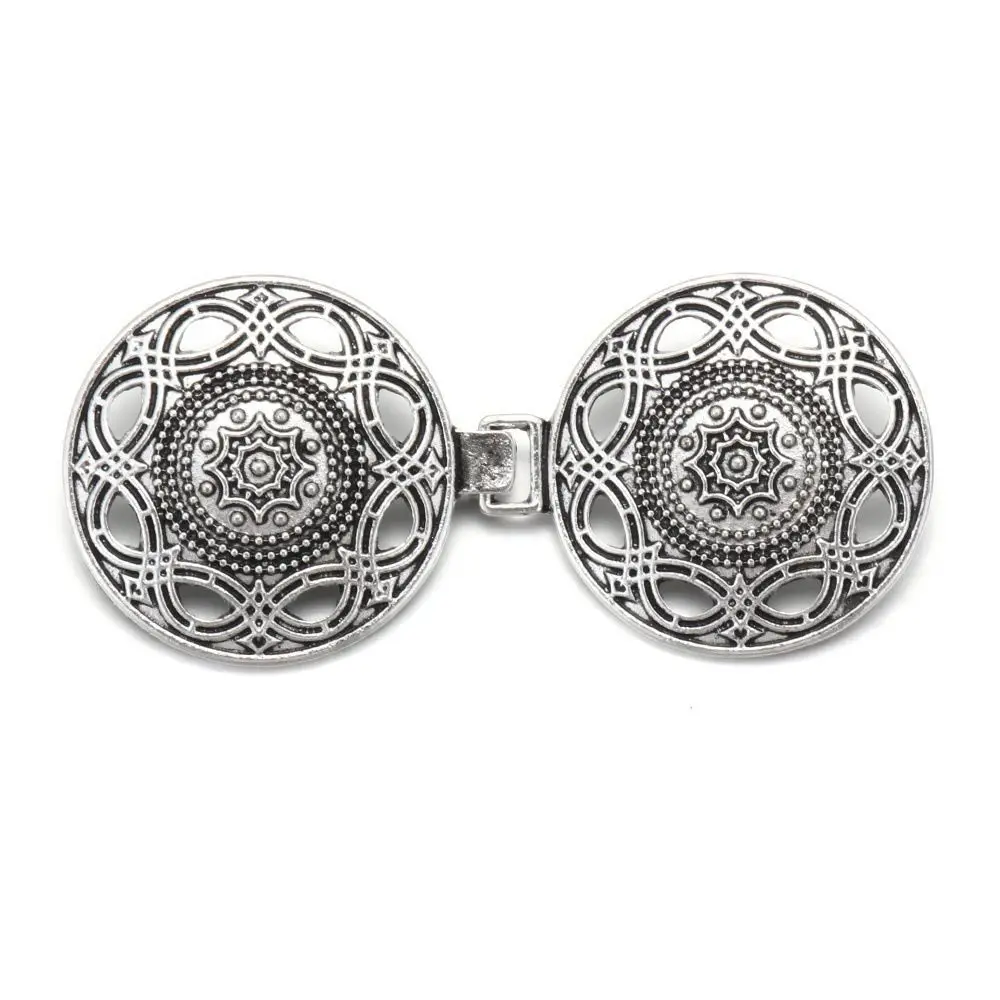 Charm Gift Fashion New DIY Retro Cardigan Clip Shawl Brooch Sweater Blouse Pin Clip Clasps