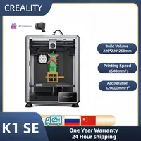 CREALITY 3D K1 SE Printer 600mm/s High Speed  220*220*250mm with 4.3''Color Touch screen Auto Calibrat Dual-gear Direct Extruder