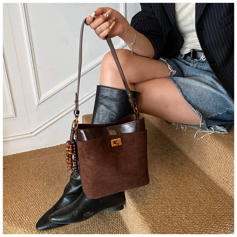 

Women's Tote Bag Made Of Daisy-Patterned Leather Featuring Gibraltar High-End Elegant Lightweight Soft Daily Look