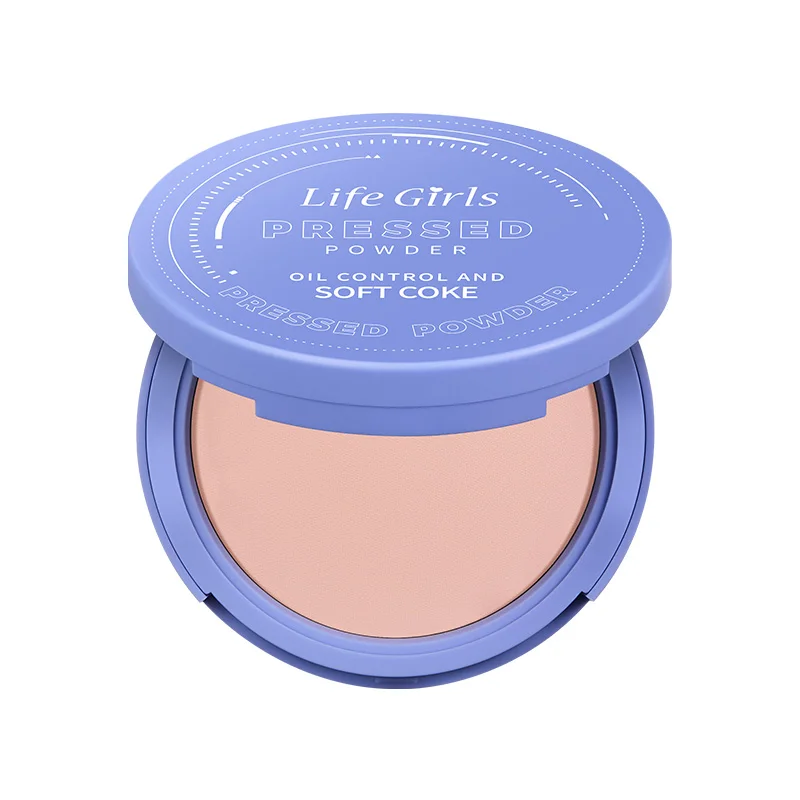 Poudre Waterproof Life Girls Skin Tone, résistante à la transpiration, éclaircit naturellement, cache les imperfections, douce et lisse, naturelle et transparente, maquillage transparent, applicateur