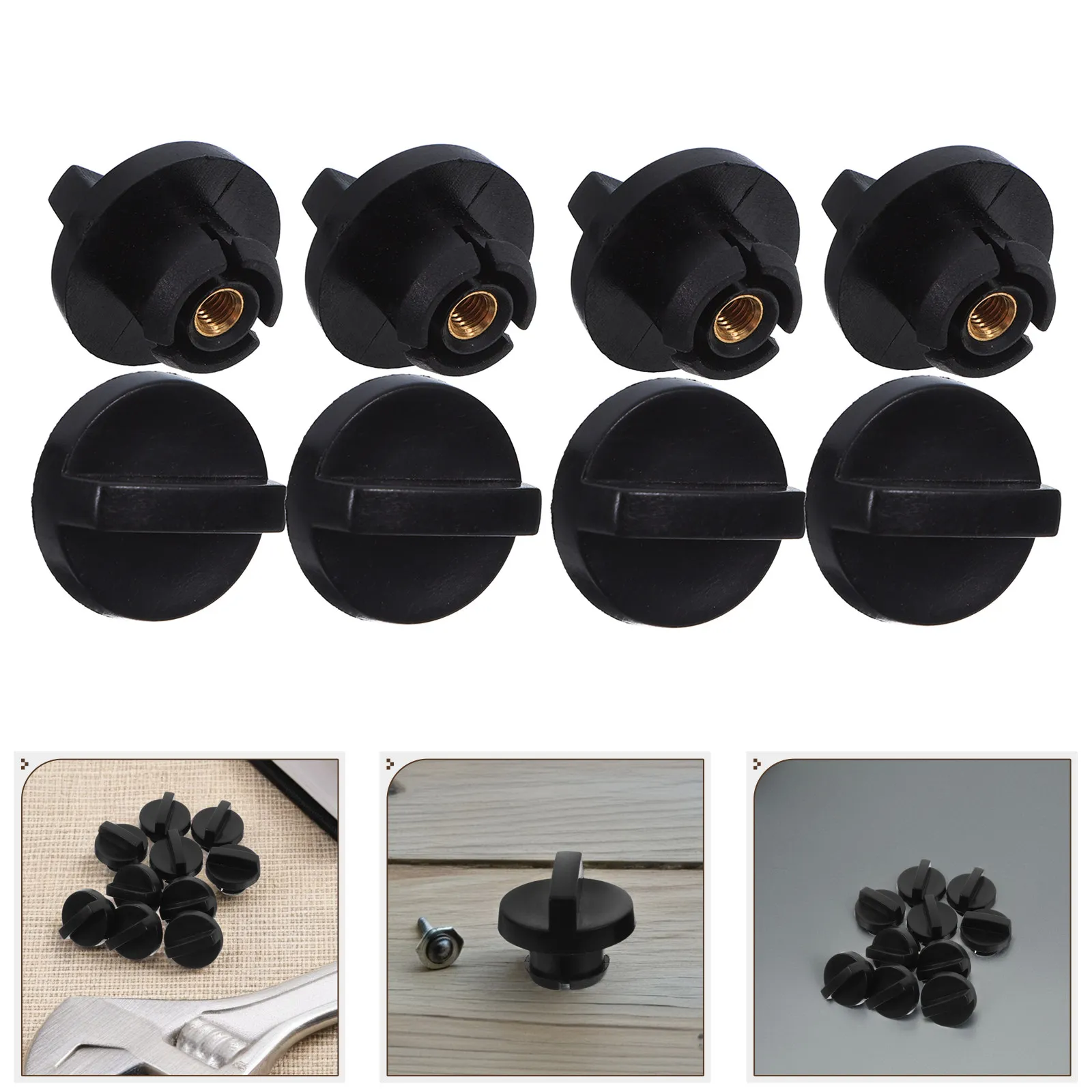 

Набор из 10 винтов для бензопилы с высокоточной фиксирующей гайкой и защитным кожухом, быстрая сборка, запасные части