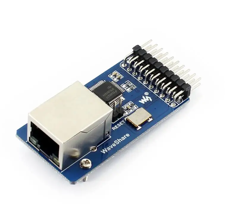 Waveshare DP83848 Ethernet Board Features The Single Port 10/100 Mb/S Ethernet Physical Layer Transceiver and RJ45 Connector