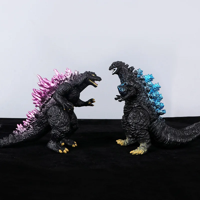 2024 neue 10cm Godzilla vs Kingkong Gojira Weich kleber König Ghidorah Action figur bewegliche Gelenke Modell Spielzeug für Kind Junge Geschenk – Detail 8