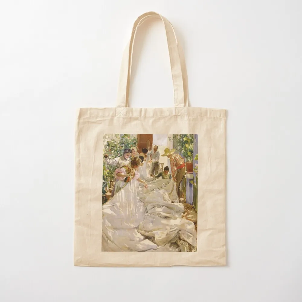 Joaqu?-n Sorolla - Sewing the Sail Tote Bag Lady bag cloth bag woman Cloth bags