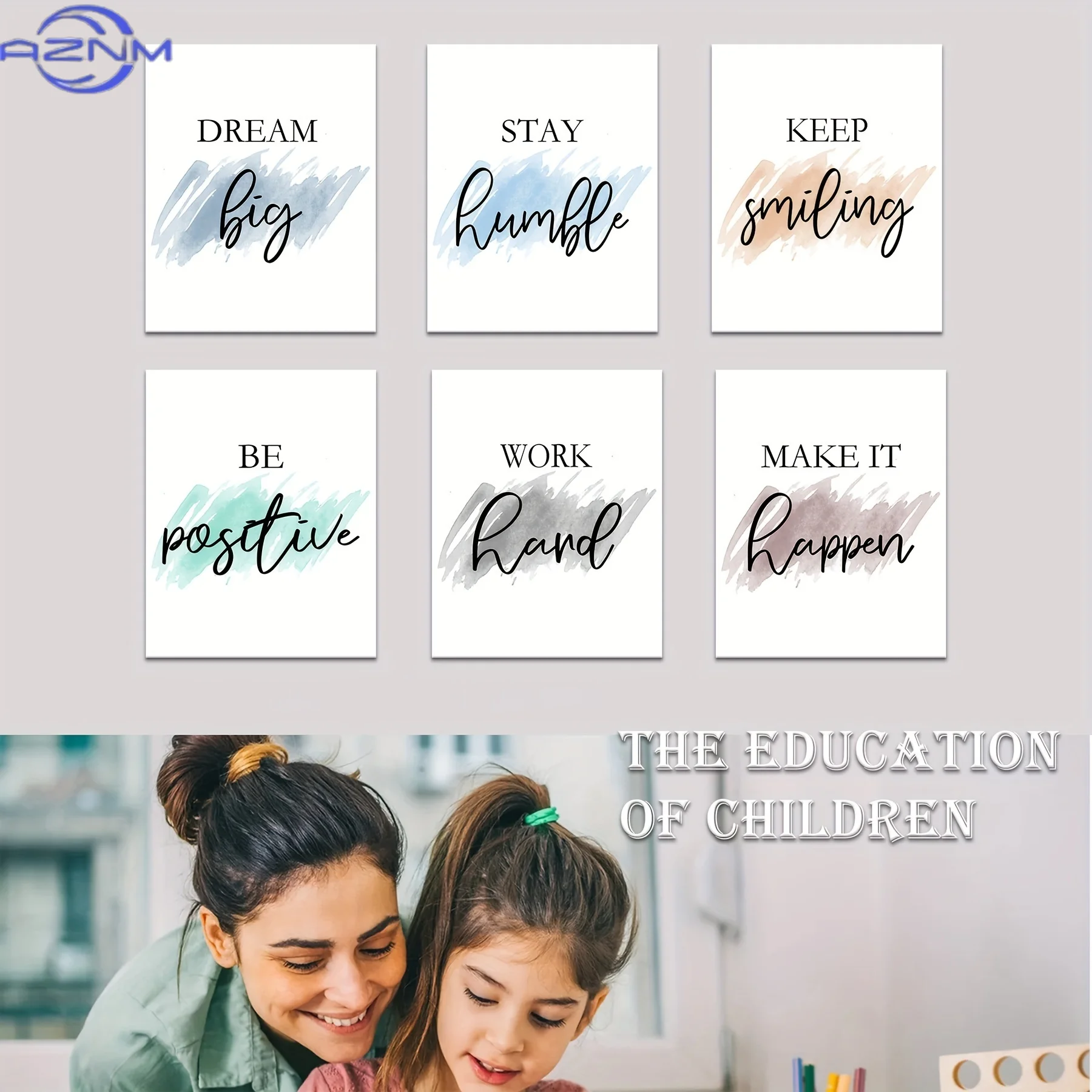 Motivational Wall Decor Inspirational Office Wall Art Quotes Wall Art for Living Room Encouraging Canvas Posters for Office Bedr