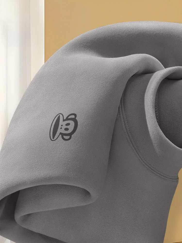 

Warm Fce Lined f High Collar Men's Thermal Underwear T-irt Faionable All-Match Winter Base Layer Top