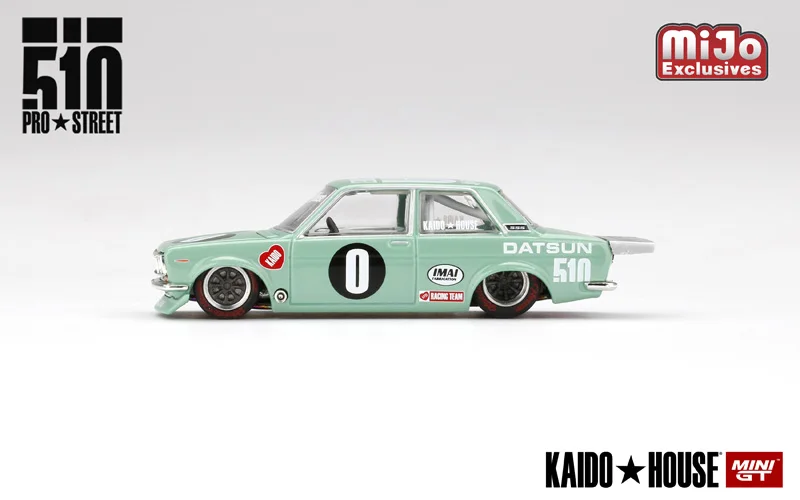 TSM MINI GT KAIDO HOUSE 1/64 Minigt KHMG008 Datsun 510 Pro Street Diecast lega modello di auto collezione display regalo