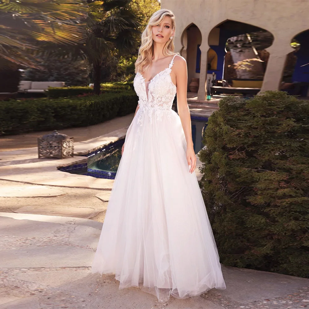 Fashion A-Line Women Evening Dresses Sexy Sleeveless Bridal Gown Party Vestidos De Noite Exclusivamente Para Mulheres Customized