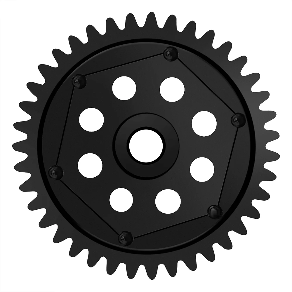 AXSPEED الصلب 0.8M 39T حفز والعتاد 45T التروس الرئيسية ل TRX4 TRX6 1/10 RC قطع غيار السيارات الزاحفة #3