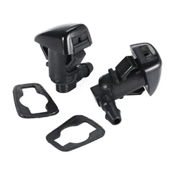 2Pcs 8E5Z17603A Plastic Windshield Washer Nozzles Front Spray Jet Kit for Ford Fusion/Lincoln MKZ/Mercury Milan 2008-2011 2012