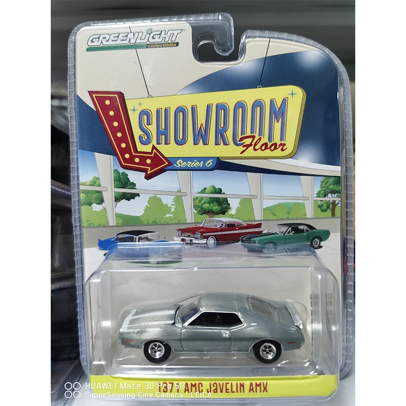 Greenlight 1:64 1971 AMC Plymouth Victoria GMC Varnish Version Exhibition Hall Series Alloy Die Casting Model Collect Ornaments