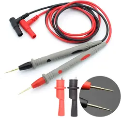 1 Pair Universal Probe Test Leads Pin for Digital Multimeter Needle Tip Meter Multi Meter Tester Lead Probe Wire Pen Cable 20A