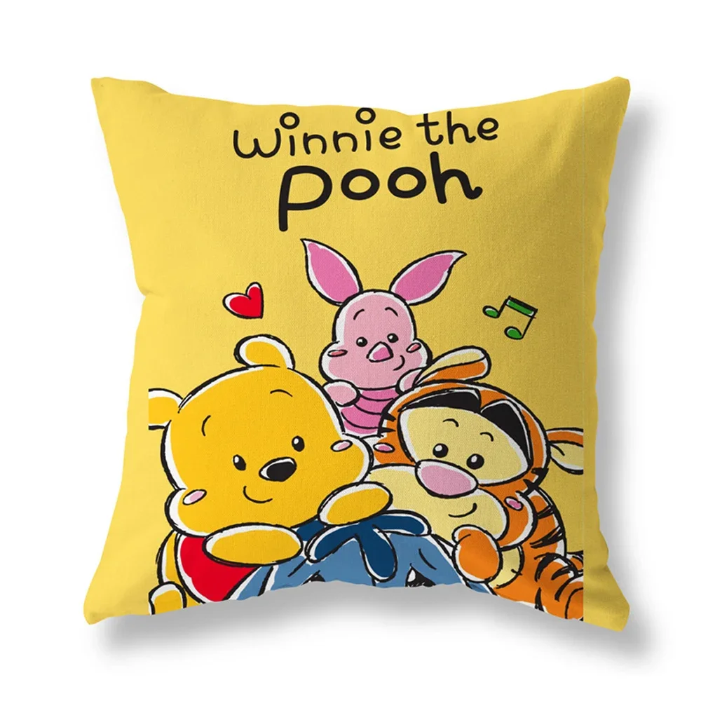 Disney Pillowcase Cover Winnie the Pooh Children Baby Girl Boy Couple Pillow Cover Decorative Pillows Case Living Room