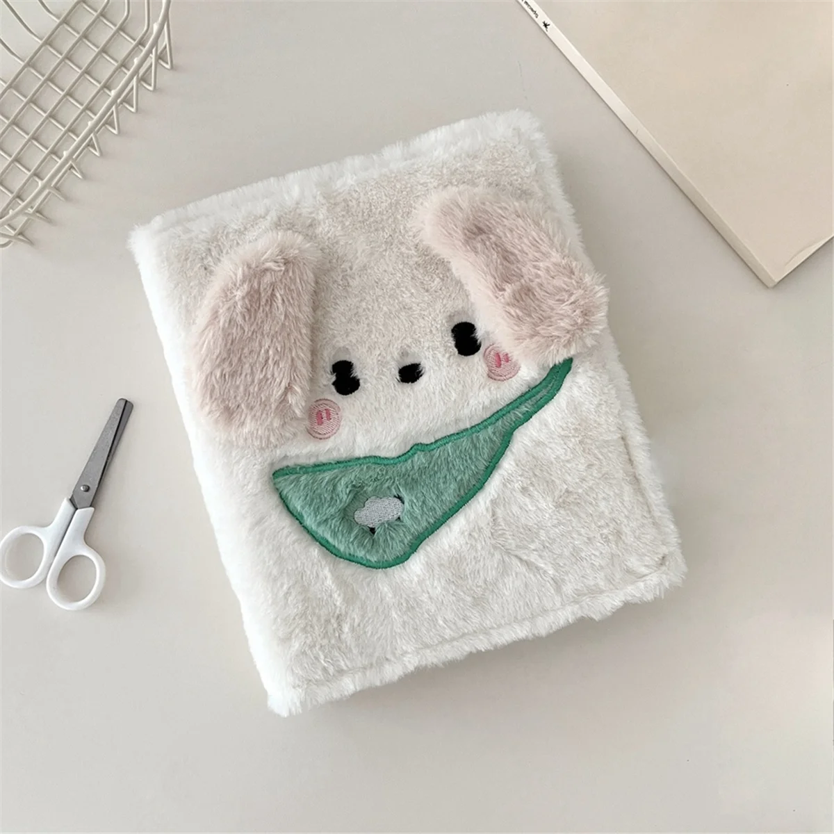 A2-Cartoon Plush Binder، حامل بطاقة الصور، ألبوم الصور المعبود، بطاقات الصور جمع كتاب ألبومات الصور القرطاسية Kawaii