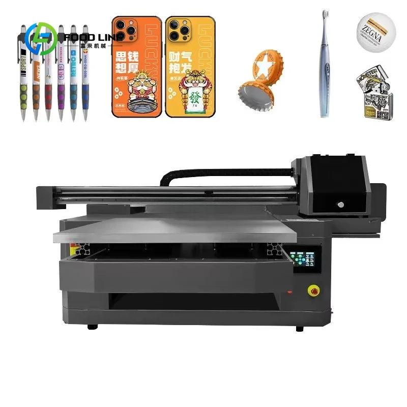 Customized Large Format Latest Flatbed UV 6090 Inkjet Printer Machine with I1600 Print Head for Phone case Sticker PVC Bottle