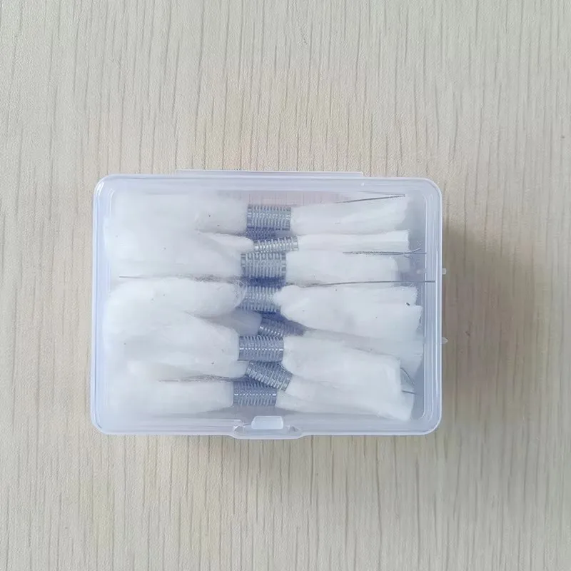 Replacement Notch coil 30Pcs/lot SS316L heating wire 0.25ohm premade Prebuilt coils with cotton for RDA RBA RTA