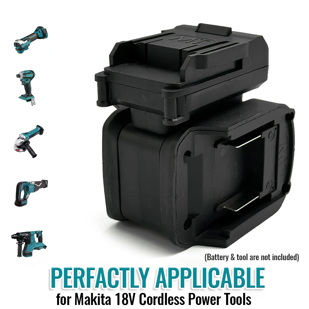 

Адаптер-преобразователь для литий-ионных аккумуляторов Makita, для электрических дрелей и электроинструментов (без аккумулятора), аксессуары для литий-ионных электроинструментов