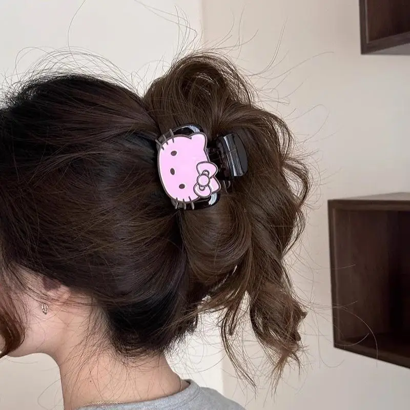 Miniso новая заколка для волос Kawaii Hellokitty, разноцветная заколка для волос, милая и модная заколка для волос для девочек, студентов, темпераментный аксессуар в виде акулы
