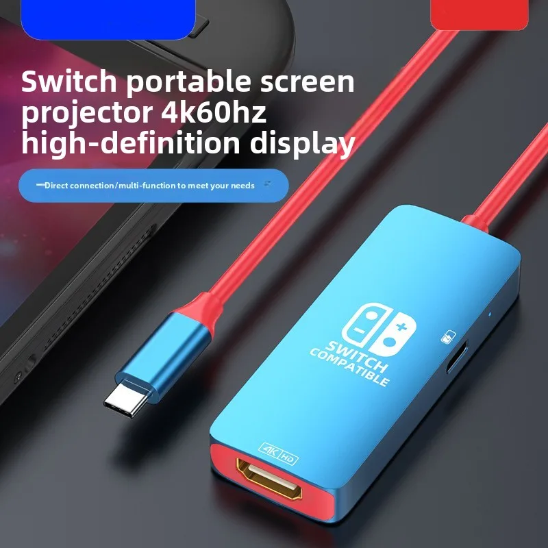 PD100W Game Docking Station For Switch/ OLED Support TV Dock Mode USB-C to 4K HDTV Hub For Steam Deck Phone iPad Laptop