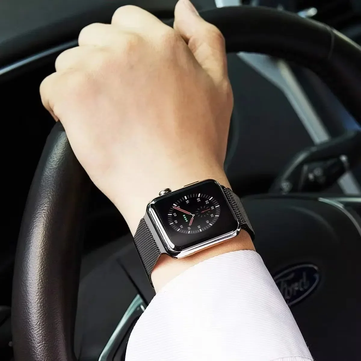 milanese Loop Band for apple watch Strap Ultra 49mm 45mm 44mm 41mm 40mm Metal Wristband bracelet iwatch series 9 8 7 6 5 4 3 SE